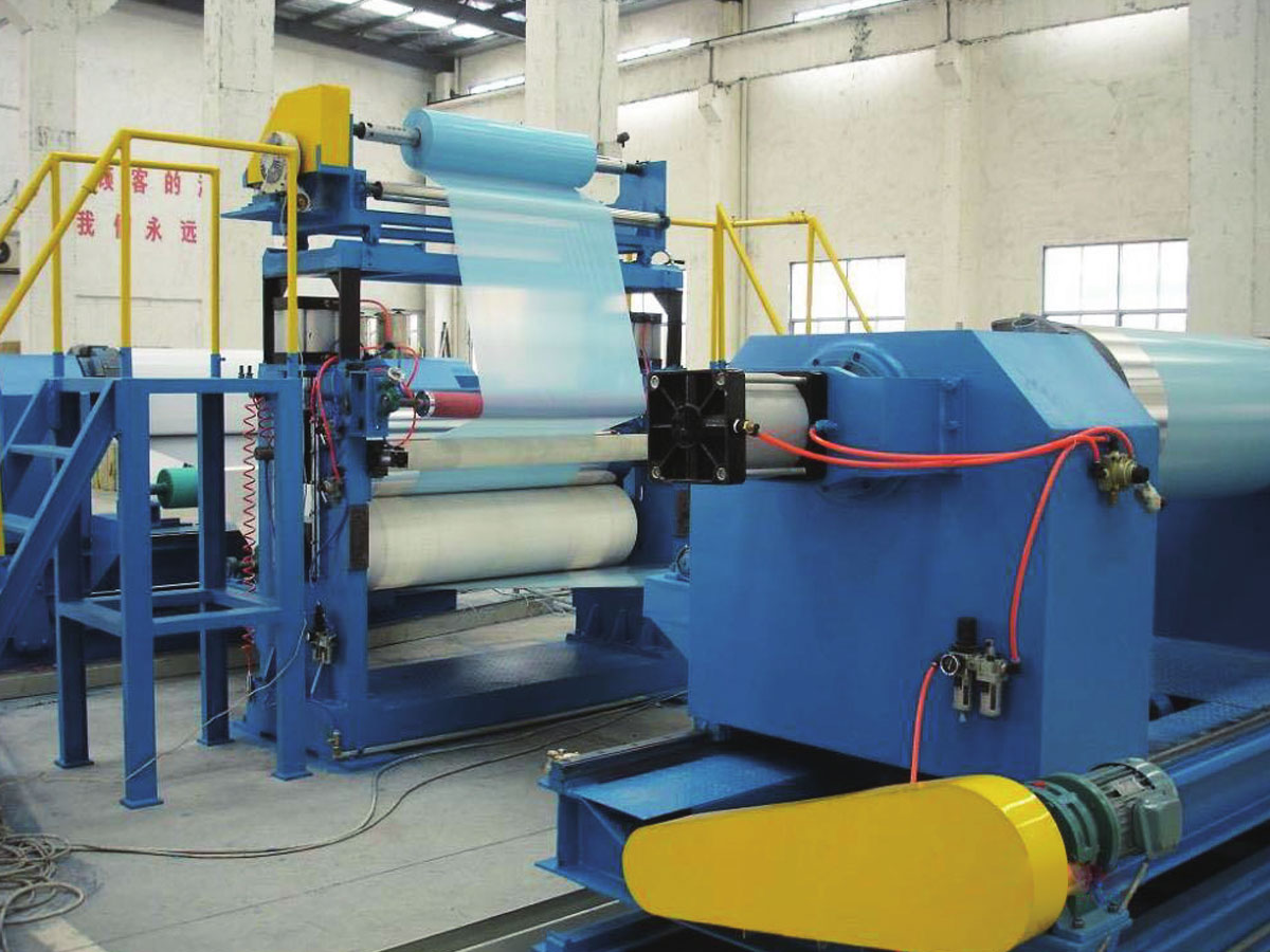 Filmlaminering produktionslinje